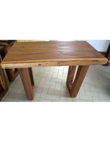 Piano in legno massello noce indiano con gambe da cm 100x51/56x5/6 top Suar