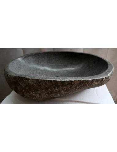 Lavandino pietra di fiume cm 56x39x15 river stone sasso lavabo sink bagno lav. n 34