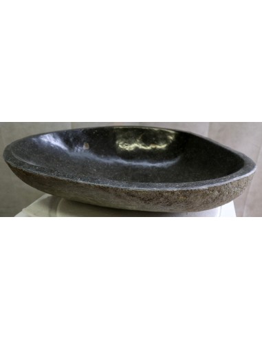 Lavandino in pietra di fiume cm 59x41x15 river Stone sasso lavabo sink bagno n 38