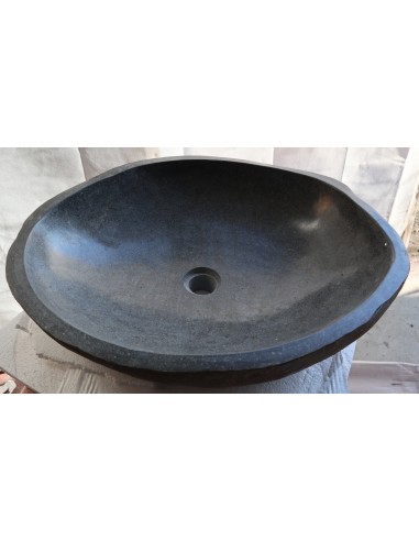 Lavandino pietra di fiume cm 55x47x15 river stone sasso lavabo sink bagno lav.n 40