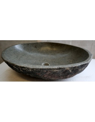 Lavandino pietra di fiume cm 55x43x15 river stone sasso lavabo sink bagno lav-n 43