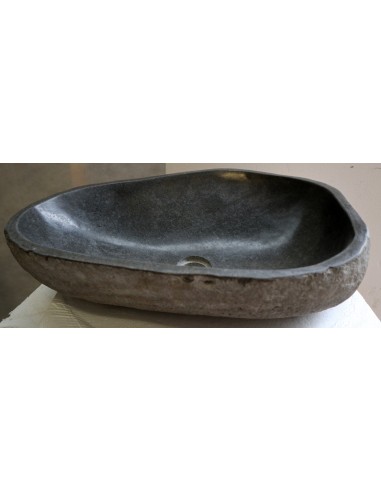 Lavandino pietra di fiume cm 54x41x15 river stone sasso lavabo sink bagno lav-n 46