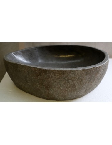 Lavandino pietra di fiume cm 54x38x15 river stone sasso lavabo sink bagno lav. n 62