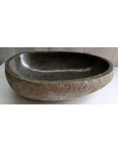 Lavandino pietra di fiume cm 54x41x15 river stone sasso lavabo sink bagno lav n 65