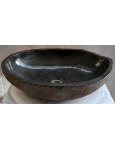 Lavandino pietra di fiume cm 60x45x15 river stone sasso lavabo sink bagno lav. n. 76