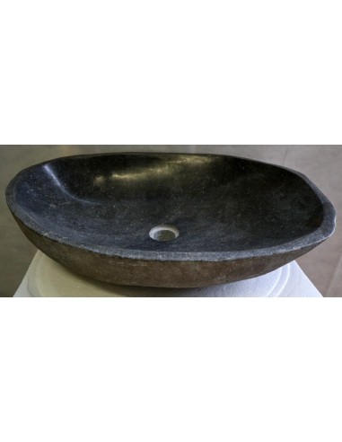 Lavandino pietra di fiume cm 62x43x15 river stone sasso lavabo sink bagno lav n 79