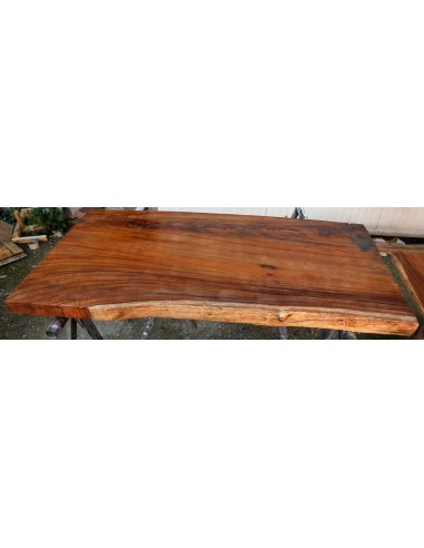 Piano in legno top massello suar o noce indiano per bagno cm 107x55/8x5h OFFERTA tavola n. 8