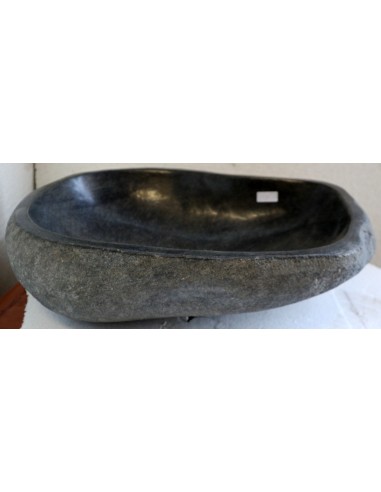 Lavandino pietra di fiume cm 57x39x15 river stone sasso lavabo sink bagno lav.n 92